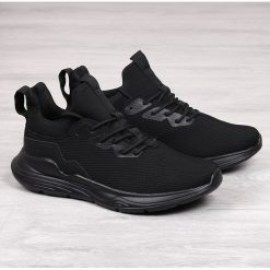 Buty sportowe męskie czarne American Club. Czarne buty sportowe męskie American CLUB, bez zapięcia. Za 75,00 zł.