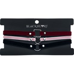 Naszyjniki damskie: Blackheart Choker Set Naszyjnik wielokolorowy