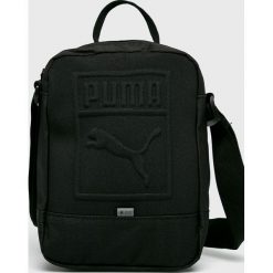 Puma - Saszetka. Czarne saszetki damskie marki Puma, w paski, z poliesteru. Za 89,90 zł.
