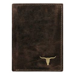 Portfel męski skórzany buffalo wild rm-04-baw. Pomarańczowe portfele męskie BUFFALO WILD, bez wzorów, ze skóry. Za 49,90 zł.