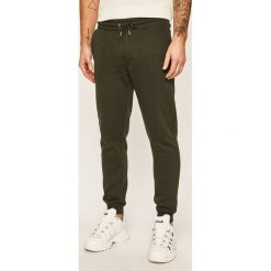 Jack & Jones - Spodnie 12160861. Zielone spodnie męskie Jack & Jones, s, bez wzorów, z bawełny. W wyprzedaży za 99,90 zł.