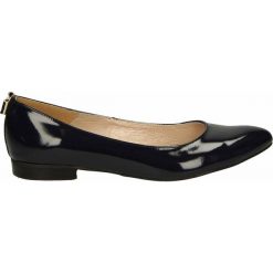 Baleriny - 794X VER BL S. Czarne baleriny damskie marki Venezia, ze skóry. Za 149,00 zł.
