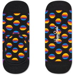 Happy Socks - Skarpetki Sunrise. Czarne skarpetki damskie marki Happy Socks, z elastanu. Za 39,90 zł.