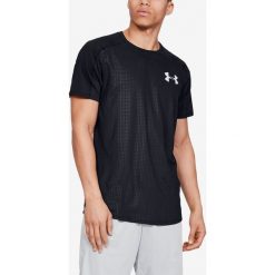 Under Armour MK-1 Emboss Koszulka Czarny. Czarne podkoszulki męskie Under Armour, l, z nadrukiem, z elastanu, bez kołnierzyka, z krótkim rękawem, krótkie. Za 188,95 zł.