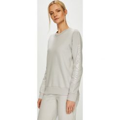 Emporio Armani - Bluza. Szare bluzy damskie Emporio Armani, s, bez wzorów, z bawełny, bez rękawów, bez kaptura. W wyprzedaży za 219,90 zł.
