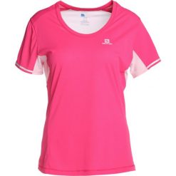 Salomon AGILE TEE Tshirt z nadrukiem pink yarrow. Czerwone t-shirty damskie Salomon, s, z nadrukiem, z poliesteru. W wyprzedaży za 141,55 zł.