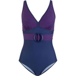 Kostium kąpielowy shape bonprix ciemnoniebiesko-koralowy. Stroje kąpielowe damskie bonprix. Za 109,99 zł.