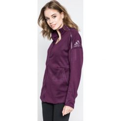 Adidas Performance - Bluza. Fioletowe bluzy damskie adidas Performance, s, z nadrukiem, z bawełny, bez rękawów, bez kaptura. W wyprzedaży za 239,90 zł.