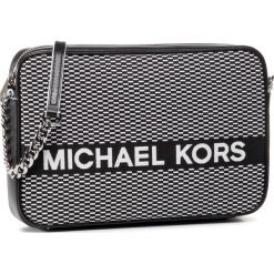Torebka MICHAEL MICHAEL KORS - Jet Set 32H9SJ6C9C Blk/Opticwht. Czarne listonoszki damskie MICHAEL Michael Kors, na co dzień, bez wzorów, ze skóry ekologicznej, bez dodatków. Za 869,00 zł.