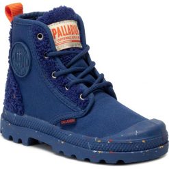 Trapery PALLADIUM - Pampa Pilou 56486-428-M Sodalite Blue. Niebieskie śniegowce dziewczęce Palladium, bez zapięcia. W wyprzedaży za 229,00 zł.
