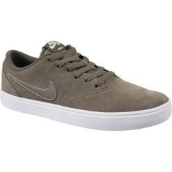 Nike Sb Check Solarsoft Canvas 843895-201 42 Brązowe. Pomarańczowe buty sportowe męskie marki Nike, ze skóry. W wyprzedaży za 229,99 zł.