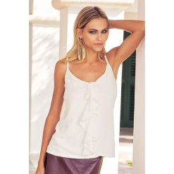Bluzki, topy, tuniki: Elegancki damski top Loreana ecru
