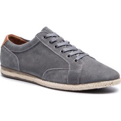 Espadryle GINO ROSSI - Bagio MP2887-TWO-BWBG-8500-T 90. Szare espadryle męskie ze skóry, eleganckie. W wyprzedaży za 299,00 zł.