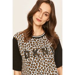 Dkny - Koszula nocna. Czarne piżamy damskie DKNY, s, bez wzorów, z elastanu, bez rękawów. W wyprzedaży za 229,90 zł.
