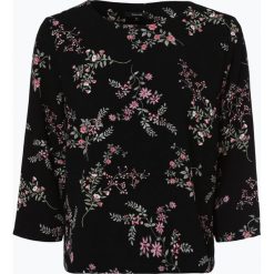 Opus - Bluzka damska – Falesha bloom, czarny. Czarne bluzki damskie Opus, bez wzorów, bez kołnierzyka, bez rękawów. Za 169,95 zł.