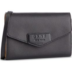 Torebka DKNY - Sullivan Cbdy Wallet R8458945 Blk/Latte B3L. Czarne listonoszki damskie DKNY, bez wzorów, ze skóry, bez dodatków. W wyprzedaży za 509,00 zł.