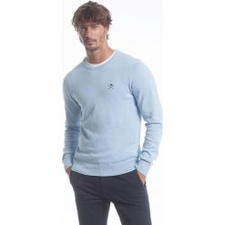 Polo Club C.H.A sweter męski XL jasnoniebieski. Niebieskie swetry męskie Polo Club C.H..A, xl, bez wzorów, z okrągłym kołnierzem, bez kaptura. W wyprzedaży za 239,00 zł.