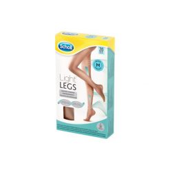 SCHOLL Light Legs M Rajstopy uciskowe cienkie 20 DEN Cieliste. Czarne rajstopy damskie Reckitt Benckiser, bez wzorów. Za 39,99 zł.