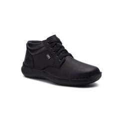 RIEKER 03011-01. Czarne botki męskie Rieker, bez zapięcia. Za 329,99 zł.