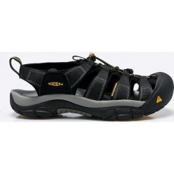 Keen - Sandały. Czarne kapcie męskie marki Keen, z materiału. Za 399,90 zł.