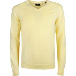 Gant Sweter "V-Neck". Swetry męskie GANT, bez wzorów, z bawełny, bez kołnierzyka, bez kaptura. Za 299,00 zł.