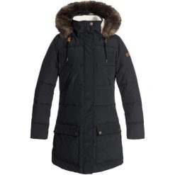 Roxy Płaszcz Damski Ellie Jk, J Jckt kvj0 True Black, Xl. Czarne płaszcze damskie Roxy, na zimę, xl, bez wzorów, sportowe, bez kaptura. W wyprzedaży za 629,00 zł.
