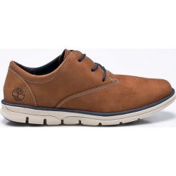 Timberland - Półbuty Bradstreet PT Oxford. Pomarańczowe mokasyny męskie Timberland, ze skóry, casualowe, z okrągłym noskiem. W wyprzedaży za 449,90 zł.