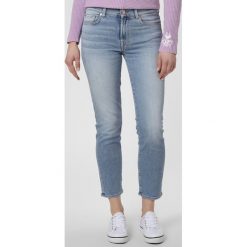 7 For All Mankind - Jeansy damskie – Roxanne Ankle, niebieski. Niebieskie jeansy damskie 7 for all mankind, bez wzorów, z jedwabiu. Za 999,95 zł.