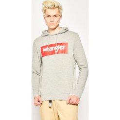 Bluza Wrangler Logo Hoodie W6B9HAX37. Szare bluzy męskie Wrangler, xl, bez wzorów, z bawełny, bez kołnierzyka, bez rękawów, bez kaptura. W wyprzedaży za 169,00 zł.
