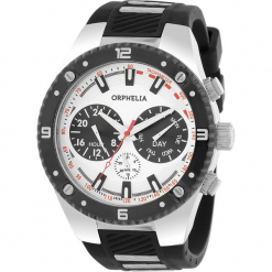 Zegarek kwarcowy w kolorze czarno-srebrno-białym. Czarne, analogowe zegarki męskie Esprit Watches, ze stali. W wyprzedaży za 318,95 zł.