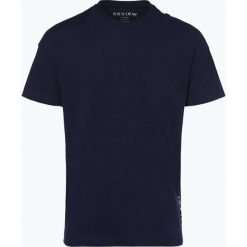 Review - T-shirt męski, niebieski. Niebieskie t-shirty męskie z nadrukiem marki Review. Za 39,95 zł.
