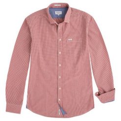 Koszula w kolorze czerwonym ze wzorem. Czerwone koszule męskie Pepe Jeans, Mexx, Pierre Cardin, xs, w kratkę, z bawełny, z klasycznym kołnierzykiem, bez rękawów. W wyprzedaży za 119,95 zł.