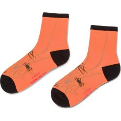 Skarpety Wysokie Damskie FREAK FEET - LPAJ-BLO Kolorowy Pomarańczowy. Pomarańczowe skarpetki damskie Freak Feet, bez wzorów, z elastanu. Za 19,99 zł.
