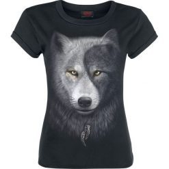 Bluzki damskie: Spiral Wolf Chi Koszulka damska czarny