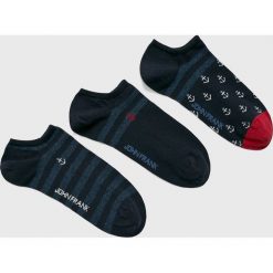John Frank - Skarpety (3-pack). Skarpetki męskie John Frank, bez wzorów, z elastanu. Za 39,90 zł.