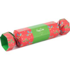 Zestaw 2 par wysokich skarpet unisex HAPPY SOCKS - XHOL02-4300 Kolorowy. Skarpetki damskie Happy Socks, bez wzorów, z elastanu. Za 79,90 zł.