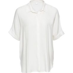 Bluzki damskie: Bluzka oversize bonprix biel wełny