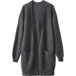 Moherowy sweter oversize. Szare kardigany damskie marki La Redoute Collections, l, z moheru. Za 340,16 zł.