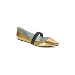 Baleriny Marc Jacobs HALSEY. Żółte baleriny damskie marki Marc Jacobs, bez wzorów, bez obcasa. Za 1239,20 zł.
