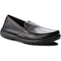 Mokasyny GEOX - U Romaryc A U845EA 00085 C9999 Black. Czarne mokasyny męskie Geox, ze skóry ekologicznej. W wyprzedaży za 259,00 zł.