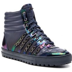 Sneakersy GINO ROSSI - Aversa DTG155-G23-2K28-5757-F 59/59. Niebieskie półbuty damskie Gino Rossi, ze skóry. W wyprzedaży za 299,00 zł.