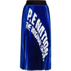 Spódnica P.E NATION RERUN SKIRT. Niebieskie spódniczki damskie Pe Nation, z nadrukiem, z tkaniny, sportowe, sportowe. Za 1040,00 zł.