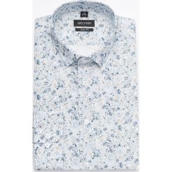 Koszula versone 5010a długi rękaw slim fit niebieski. Niebieskie koszule męskie Recman, m, bez wzorów, bez kołnierzyka, z długim rękawem. Za 115,99 zł.