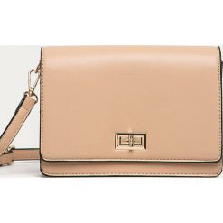 Answear Lab - Torebka. Brązowe listonoszki damskie Answear Lab, w paski, ze skóry ekologicznej, na ramię, małe, bez dodatków. Za 119,90 zł.