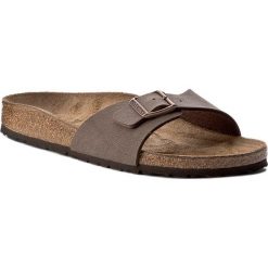 Klapki BIRKENSTOCK - Madrid 0040093 Mocca. Pomarańczowe klapki damskie Birkenstock, bez wzorów, ze skóry ekologicznej, bez obcasa. Za 249,00 zł.