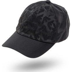 CZAPKA Z DASZKIEM Emporio Armani. Czarne czapki męskie Emporio Armani, bez wzorów, z materiału. Za 269,00 zł.