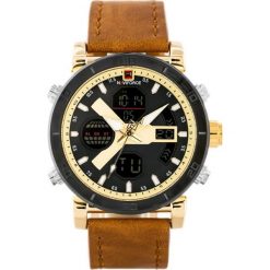 Zegarek Naviforce ZEGAREK MĘSKI NAVIFORCE - NF9132 (zn073c) - brown/gold + box uniwersalny. Brązowe zegarki męskie Naviforce. Za 149,00 zł.
