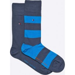 Tommy Hilfiger - Skarpety Rugby (2-pack). Niebieskie skarpetki męskie TOMMY HILFIGER, bez wzorów, z elastanu. W wyprzedaży za 47,90 zł.