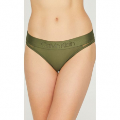 Calvin Klein Underwear - Figi. Brązowe figi damskie marki Calvin Klein Underwear, l, z dzianiny. Za 99,90 zł.
