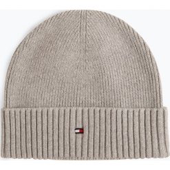 Tommy Hilfiger - Czapka męska z dodatkiem kaszmiru, szary. Szare czapki męskie TOMMY HILFIGER, z kaszmiru, klasyczne. Za 129,95 zł.